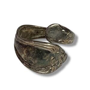 Adjustable Oneida Vintage Spoon Ring Silverplate Upcycle